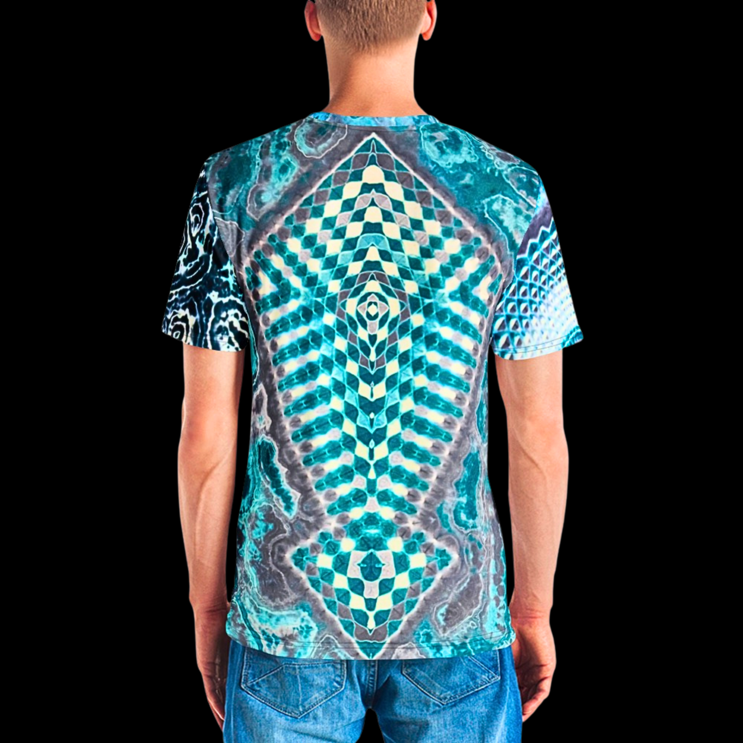 "Battle Champion" Cotton Print T-Shirt (NOT HAND TIED AND DYED)