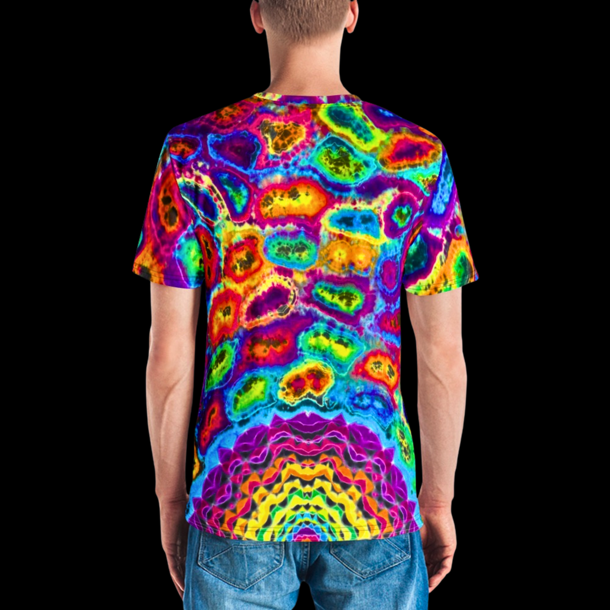 "Hide & Pika" Cotton Print T-Shirt