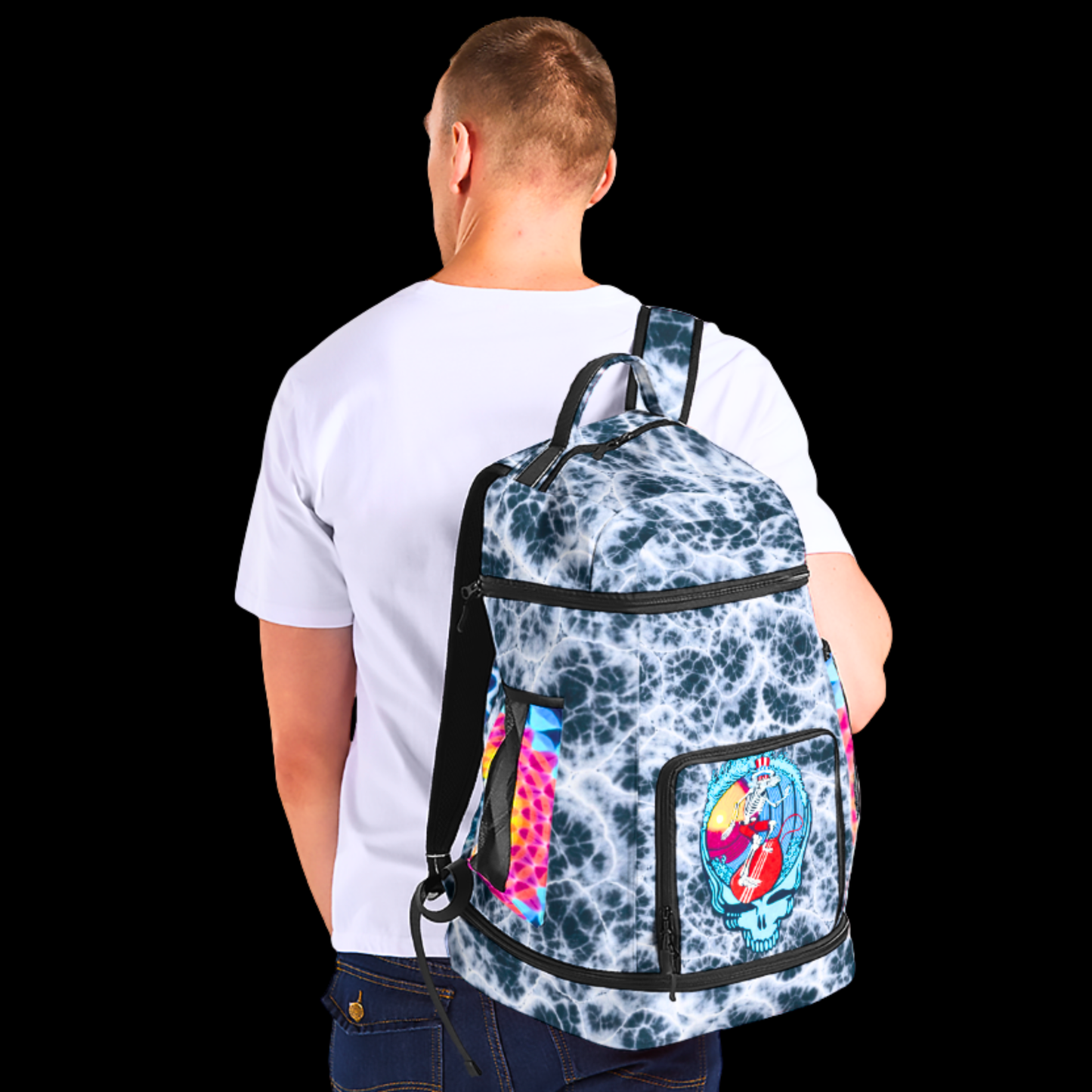 "Steal Your Waves" Multifunctional Print Backpack