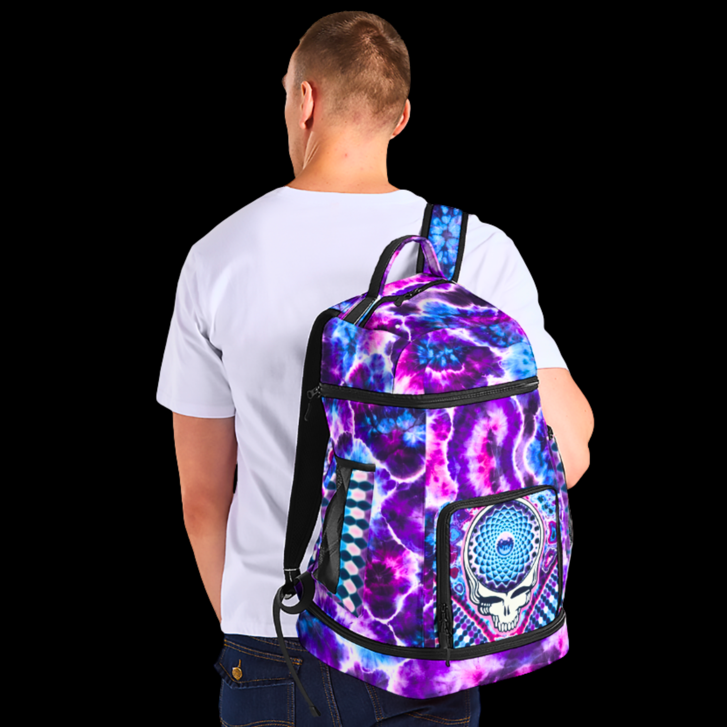 "Stealie Heater 2" Multifunctional Print Backpack
