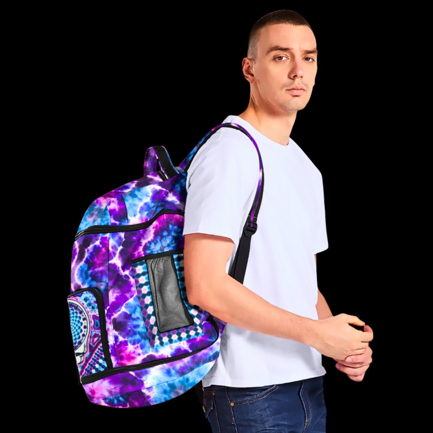 "Stealie Heater 2" Multifunctional Print Backpack
